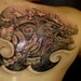 Tattoos - Black and Gray Boar Tattoo - 44155